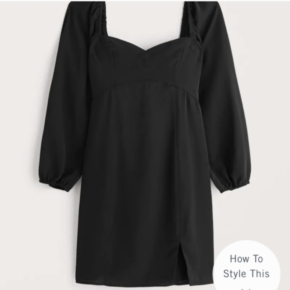 Abercrombie | Long-Sleeve Corset Mini Dress - Picture 3 of 7